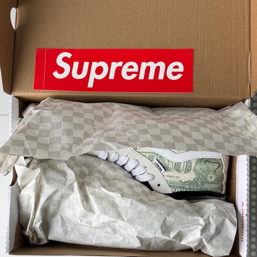 Supreme Vans Skate Grosso Mid “Dollar Bill” 💵 - Picture 12 of 12